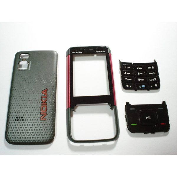 Nokia 5610 XpressMusic Kırmızı Telefon Kasası