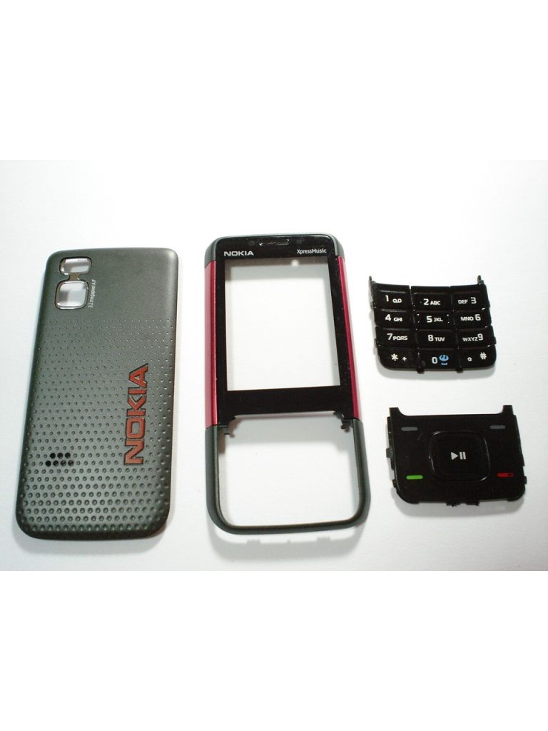 Nokia 5610 XpressMusic Kırmızı Telefon Kasası