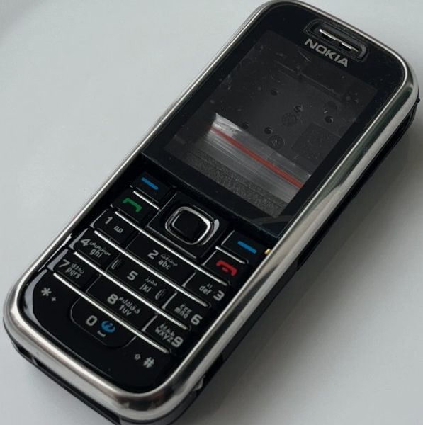 Nokia 6233 Siyah Telefon Kasası