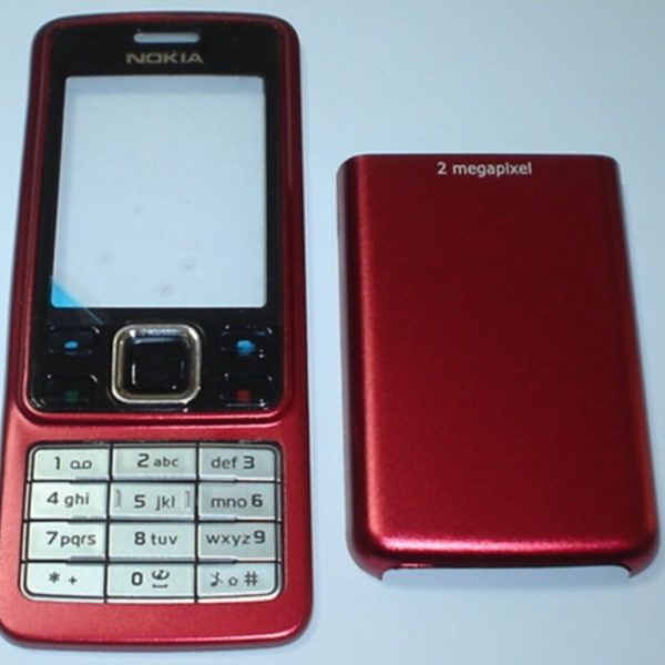 Nokia 6300 Kırmızı Telefon Kapağı