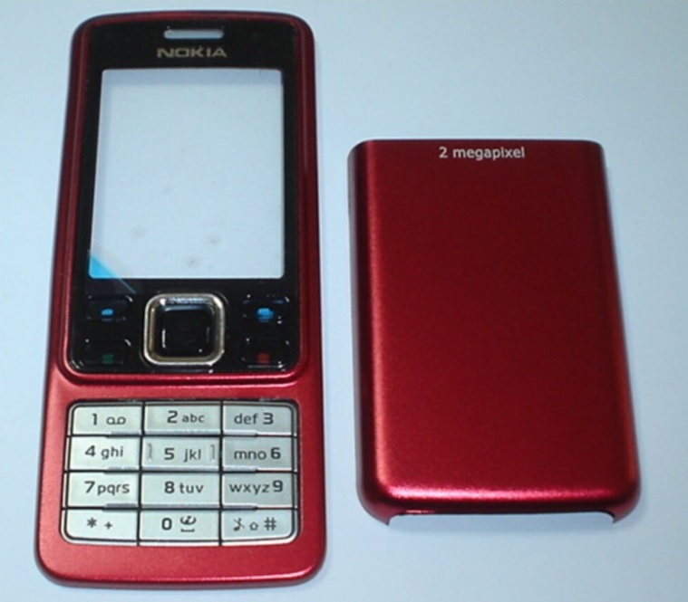 Nokia 6300 Kırmızı Telefon Kapağı