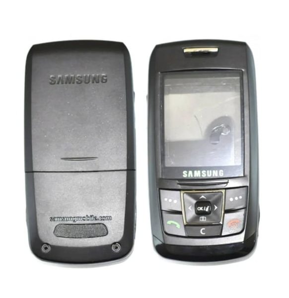 Samsung E250 Telefon Kasası (Siyah)