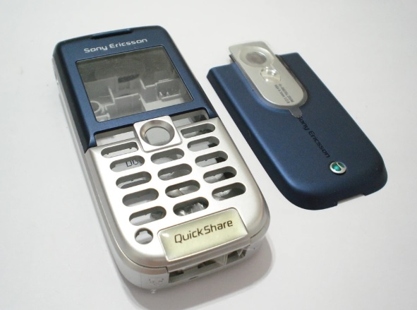 Sony Ericsson K300 / K300i Mavi Telefon Kasası (Tuşsuz)