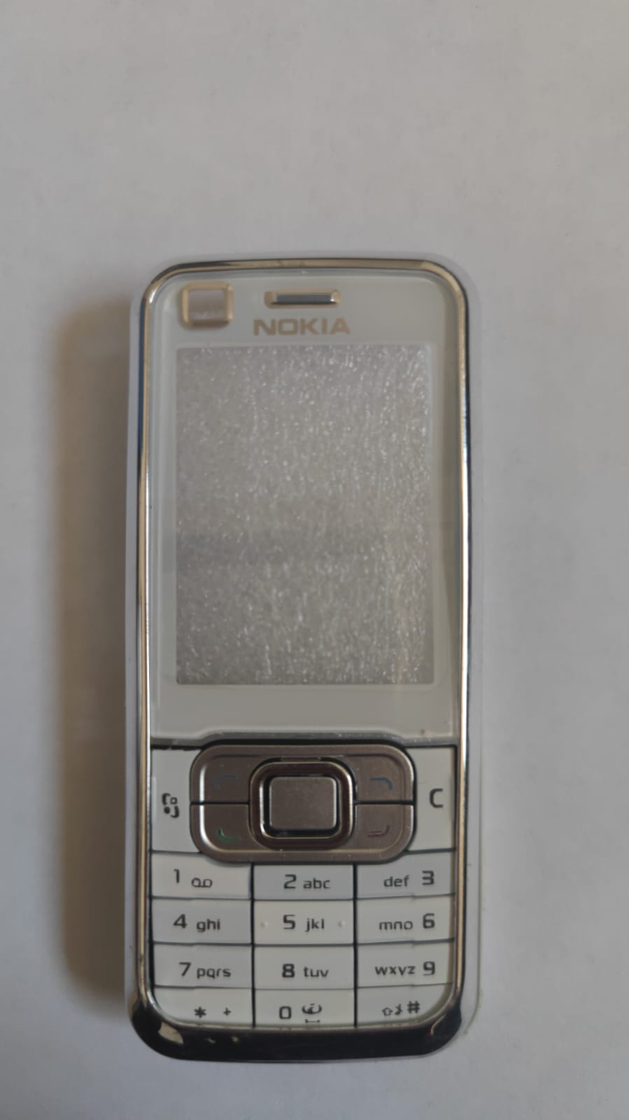 acbb Nokia 6120 Classic Beyaz Telefon Kapağı