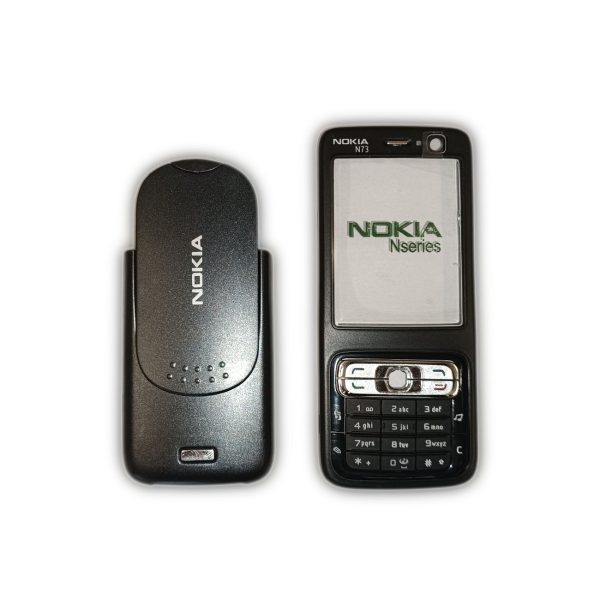 Nokia N73 Telefon Kapağı (Siyah)