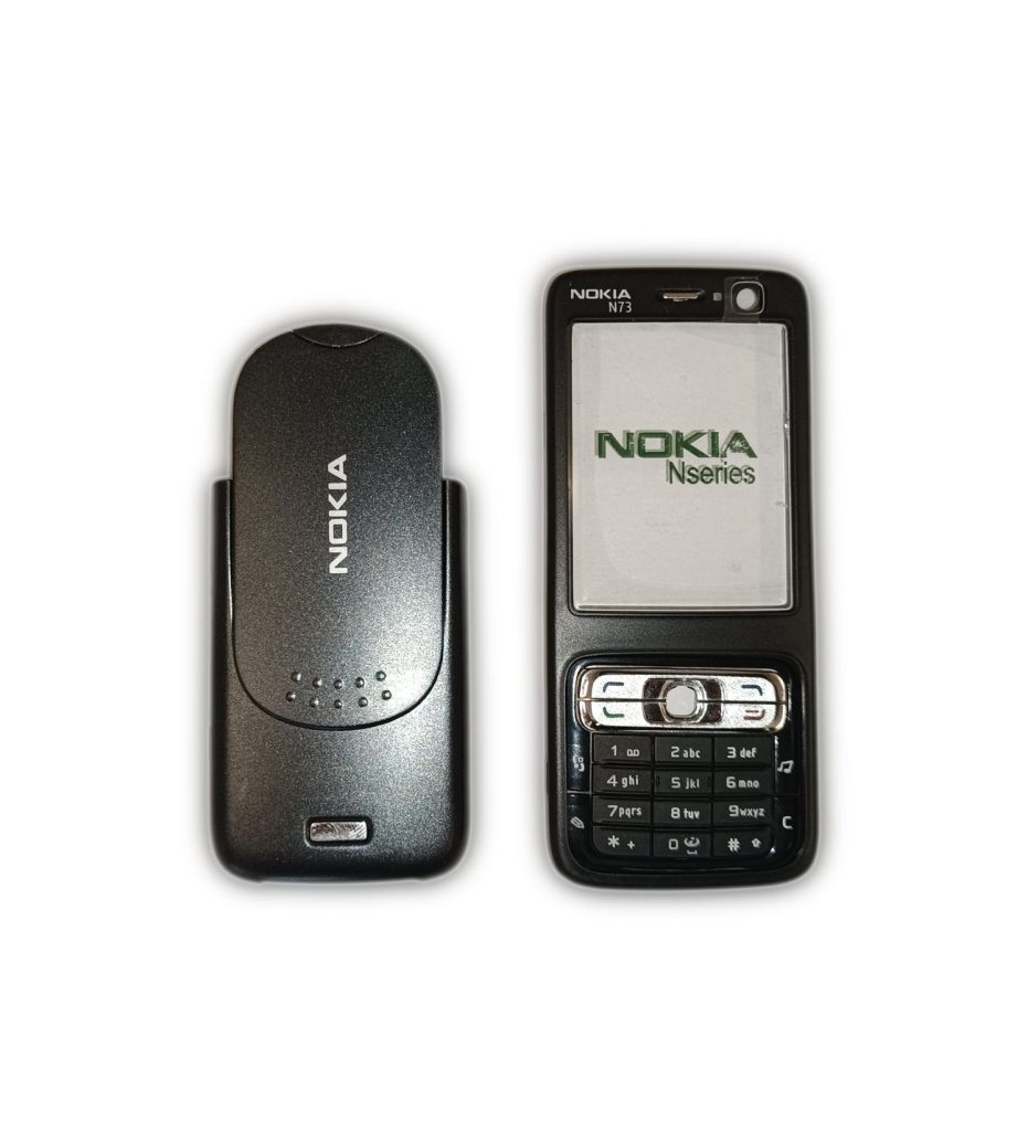 Nokia N73 Telefon Kapağı (Siyah)