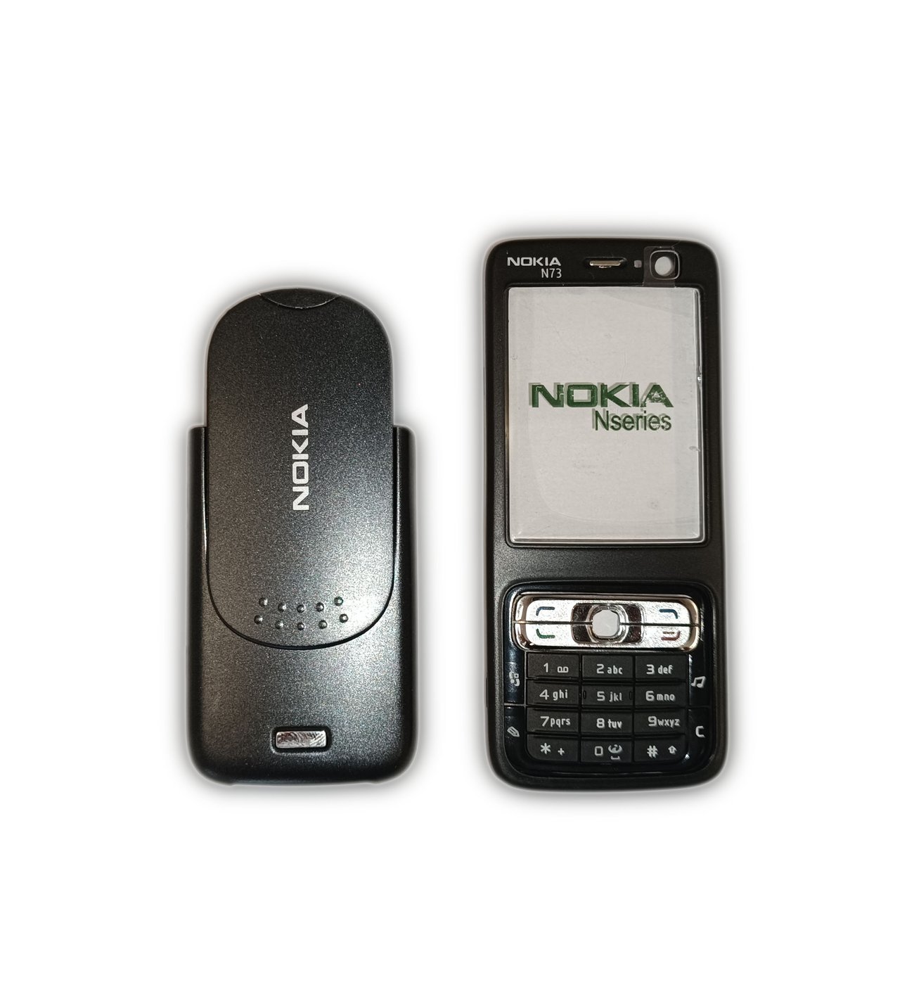 n73kp Nokia N73 Telefon Kapağı (Siyah)