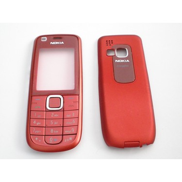 Nokia 3120c Telefon Kapağı (Kırmızı)