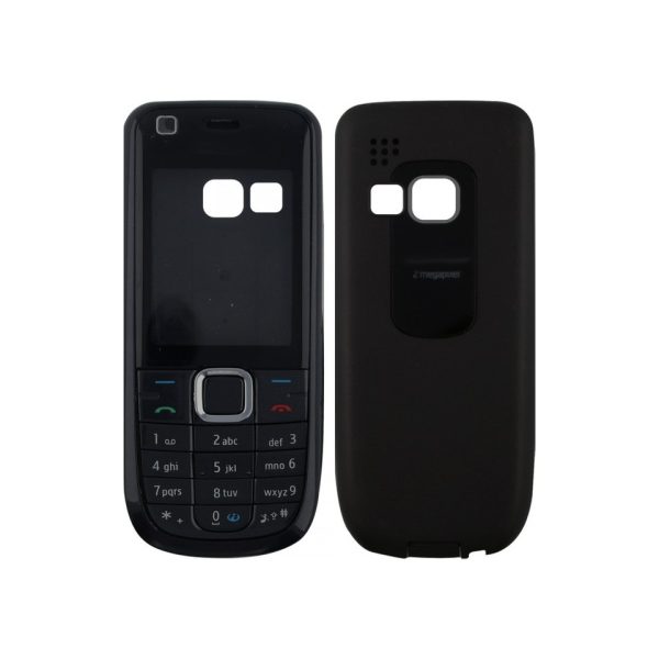 Nokia 3120c Telefon Kapağı (Siyah)