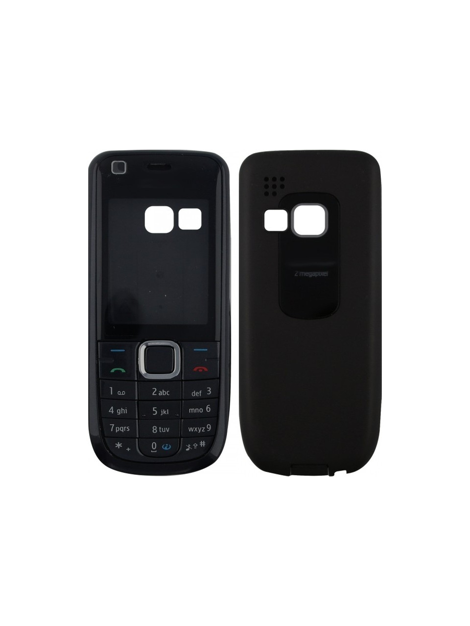 nokia 3120c kapak siyah Nokia 3120c Telefon Kapağı (Siyah)