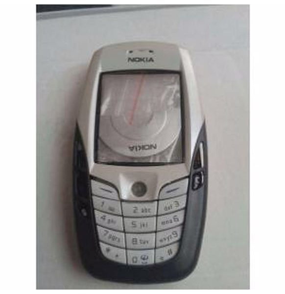 Nokia 6600 Telefon Kapağı (Beyaz-Bej)
