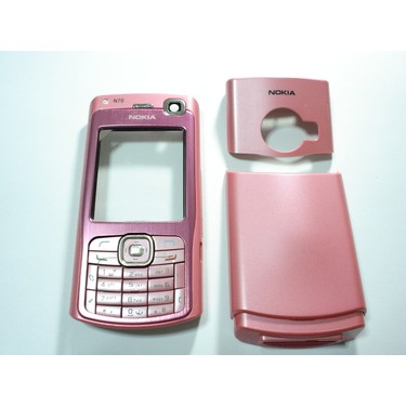 Nokia N72 Telefon Kapağı (Pembe)
